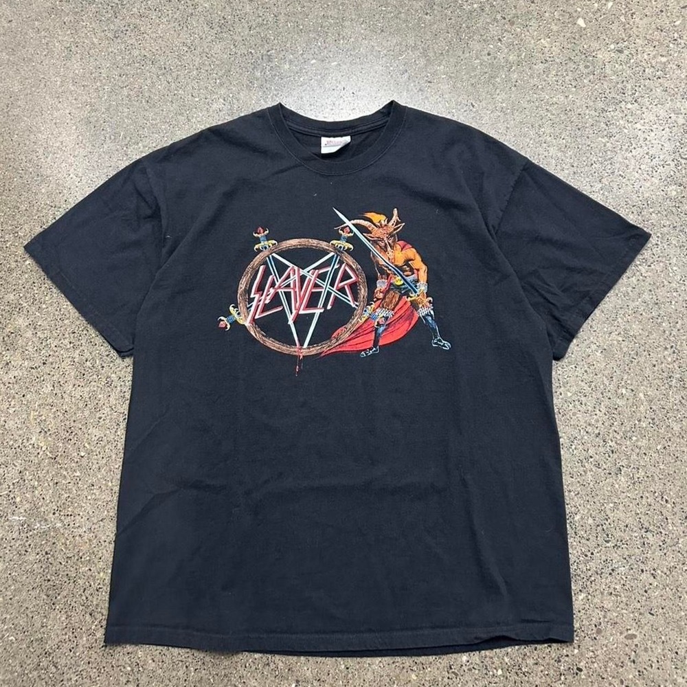 Slayer 2004 Show No Mercy 1982 Official Reprint (Size XL)